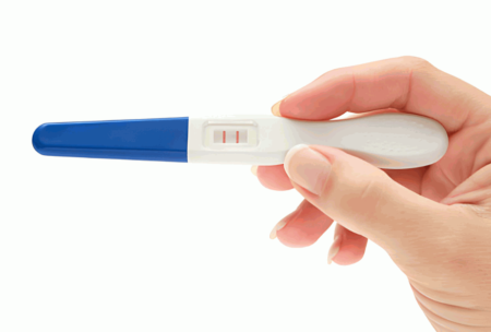 pregnancy test line