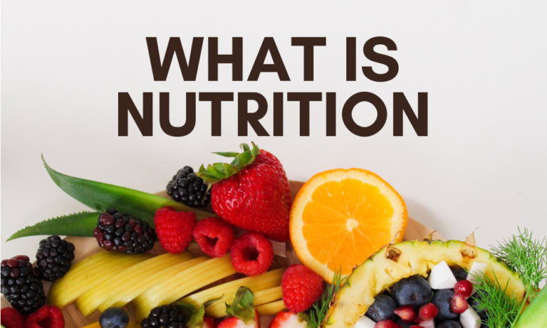 what is nutrition?