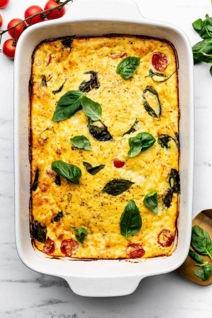 cottage cheese egg bake