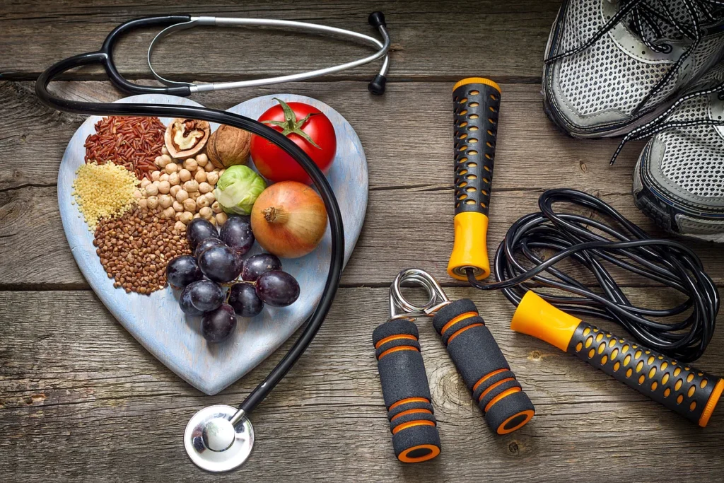 Healthy, balanced diet meals